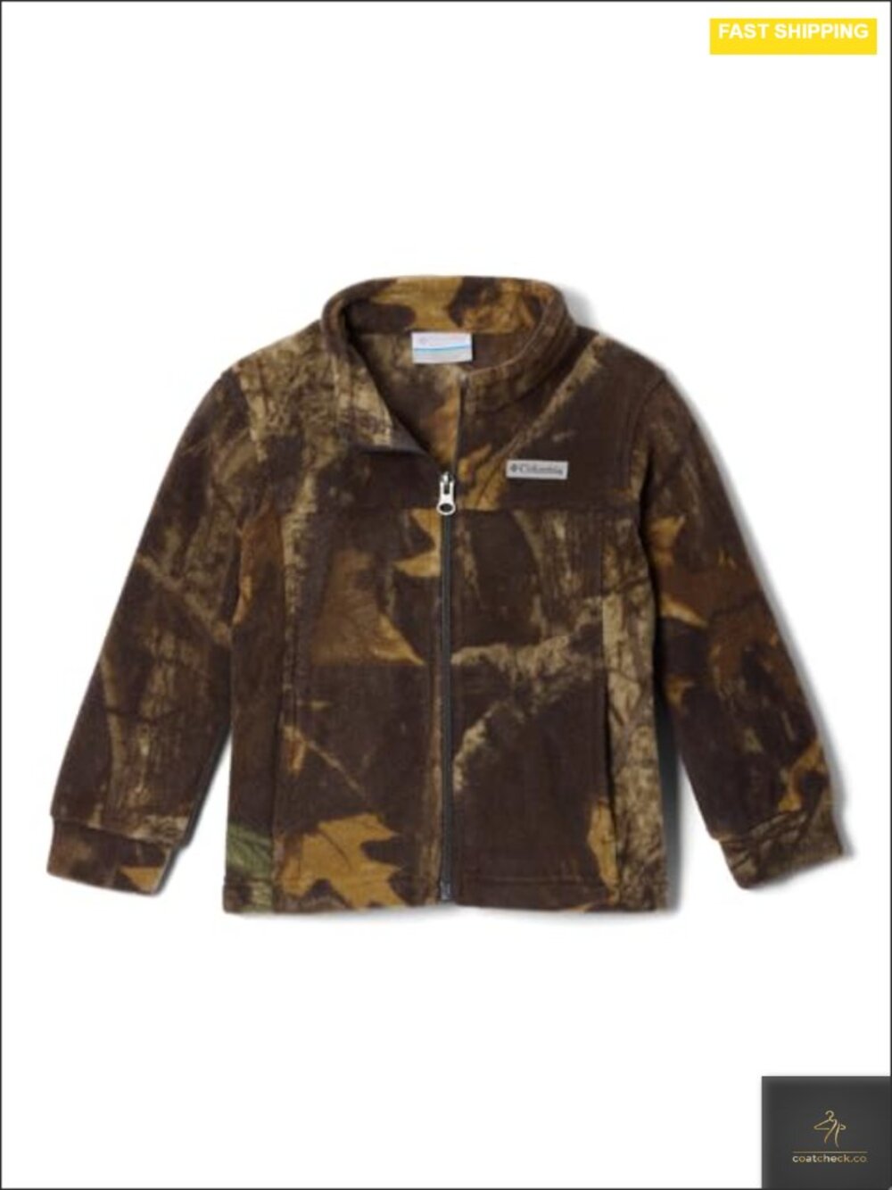 Kids Boys Fleece Jacket Zip Up 250g Warm Cozy Outerwear Long Sleeve